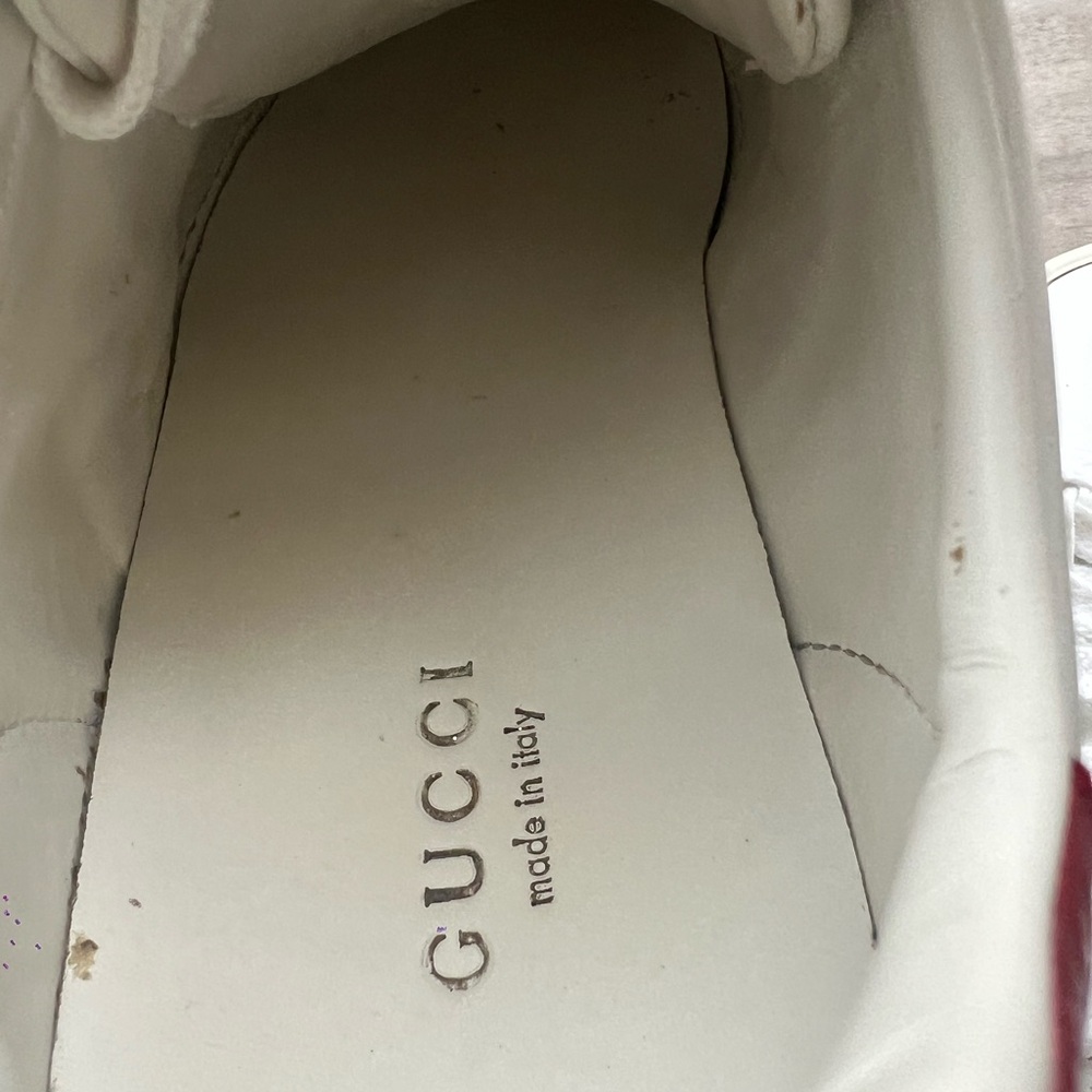 Gucci Ace Faux Pearl Sneaker Size 5 Women’s - Picture 8 of 10